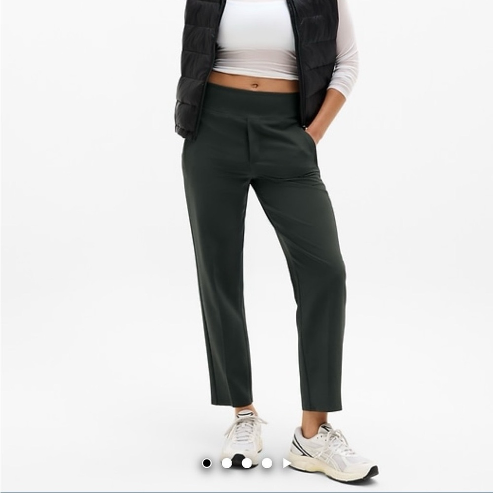 Athleta Endless Pant Green/Olive 10